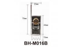 China RAVEN RP38 Automatic Door Bottom Seals H Shaped Clear Anodised Finish supplier