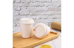 China 8 16oz Biodegradable Bagasse Cup Compostable Paper Coffee Cup With Lid supplier