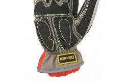 China Synthetic Leather Palm Rescue Extrication Gloves Impact Resistance With Gel Knuckle Padded supplier