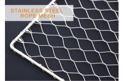 China 4mm Customized Stainless Steel Wire Rope Woven Mesh Non Rusting supplier