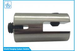 China Single Sided Brass Glass Shelf Clamp Hanging Acrylic Cable Suspension Kit supplier