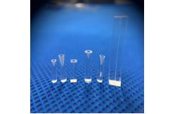 China Conical Funnel Square Glass Capillary Tube For Fiber Sleeves supplier
