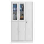 2 Glass Doors 3 Steel Doors Metal Storage Locker For File And Clothes for sale