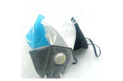 China High Filtration Capacity FFP2 Foldable Dust Mask With Valve Logo Accept supplier
