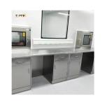 Solid Stainless Steel Lab Bench Silver Chemical Resistant Laboratory Tables for sale