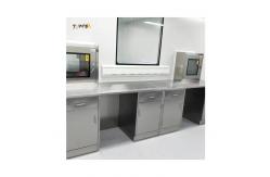 China Solid Stainless Steel Lab Bench Silver Chemical Resistant Laboratory Tables supplier