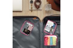 China Pink Durable Soft Toiletry Bags Waterproof for Shockproof Protective & Storage supplier
