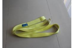 China High Tenacity Yellow One Way Lifting Slings 2500kg Working Load Rainproof supplier