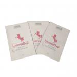 Three Side Seal Pouches Flat Bags Spot UV Logo Mylar Bags For Face Mask for sale