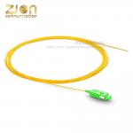 SC APC Patch Cord Simplex G.652.D Single Mode PVC Jacket 6ft FOPT for sale