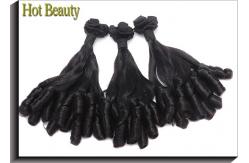 China Full Cuticle 100% Virgin Human Hair Extensions Funmi Spiral Curl 8 - 20 Inch supplier