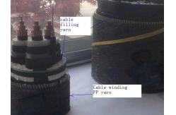 China Submarine Cable Use Black Yellow Armouring PP Twine supplier