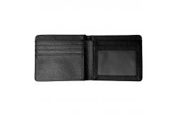 China Sublimation Purse Blanks Pu Leather Flip Up Custom Leather Bifold Wallet supplier