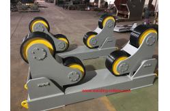 China 50 Ton Self Aligning Pipe Welding Rotator Rollers With Foot Pedal supplier