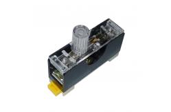 China 10A 35mm Din Rail Mount Fuse Holder 3AG With LED Indicator Light supplier