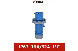 China 5P 16A Three Phase IP67 IEC Standard Industrial Plug Socket Dustproof supplier
