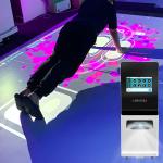 Movable Interactive Projection Floor Projection Game With Gimbal Wheel for sale