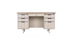 China 0.5-1.5mm Thickness Study Latest Steel Executive Desk Modern Office Table supplier
