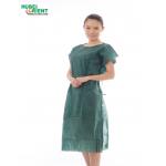 PP Material Isolation Gown Waterproof Safety Clothing Suit Green for sale