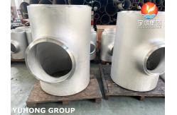 China SS316L Butt Weld Fitting, A403 WP316L Equal Tee (seamless / Welded), B16.9 Standard supplier