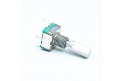 China 11mm Continuous Rotary Switch 300V AC Rotary Knob With Push Button 360 Degrees supplier