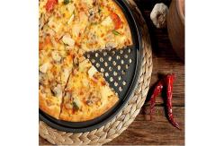 China                  Rk Bakeware China Manufacturer-Nonstick Aluminum Pizza Disk with Rim              supplier