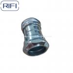 EMT Galvanized Steel EMT Pipe Fittings Compression Coupling 1/2 To 4 for sale