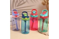 China 480ml Reusable Water Bottle Odorless  BPA Free Reusable Cup With Straw supplier