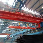 50-ton double girder overhead crane electromagnet bridge crane for steel plant for sale