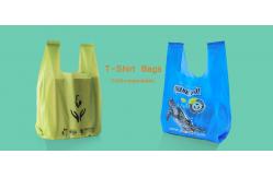 China Custom Biodegradable Shopping Bag T Shirt Small Compost Bags supplier