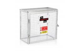 China Industrial Security Gas Cylinder Storage Cage Weather Resistance supplier