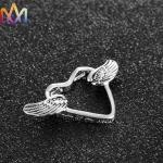 Halloween Devil Heart Pendant With Wings