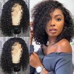 10 Inches Lace Closure Bob Wig Hair Extensions / 100 Real Human Hair for sale