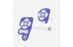 China Irregular Shape PET Tactile Membrane Switch With Glossy Matte Surface supplier