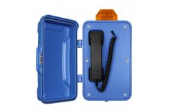 China Yellow Industrial Analog Telephone / Weatherproof Analog Phone With Warning Lamp supplier