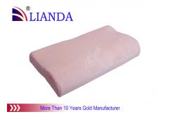 China Visco Elastic Memory Foam Pillows Velour Fabric Customized Moulded supplier