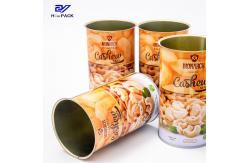 China SGS Large Round Tin Containers 700ml Metal Cans For Fruit Juices supplier