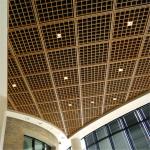 T Bar Aluminum Metal Ceiling 100x100mm Grid With Frame Heat Transfer for sale