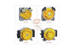 China Permanent Mangnet Synchronous Gearless Elevator Machine For Passenger Lift Single Wrap supplier