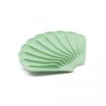 Food Safe Silicone Rubber Drainable Soap Box Shell Shape Non Slip Tray