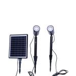 IP65 Waterproof Outdoor Solar Garden Lights 200lm Adjustable Solar Spotlight for sale