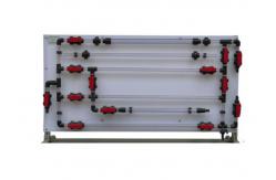 China engineering teaching equipment Fluids Engineering Training Equipment Pipe Network Bench supplier
