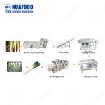 Fruit And Vegetable Processing And Cleaning Line Leaf Vegetables Bubble Washing Machine for sale
