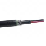 GDTS Hybrid 8 12 Core Custom Optical Fiber Cable with Copper Wire Single Mode Fiber Communication Cables for sale