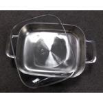 No Stick Stainless Steel Electric Frying Pan With Glass Cover , 305X380mm Size for sale