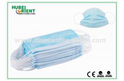China 9*18cm Double Elastic Earloops Disposable Face Mask supplier