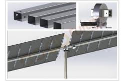 China 24VDC Motor Single Axis Solar Tracking System Rotated 60 Degree supplier