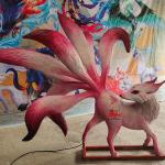 Electronic Handcrafted Realistic Creatures Chinese Mythology Animal Nine Tailed Fox