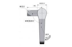 China Powder Coated L Handle Cam Lock Electrical Safe Box Latch Keyless Cabinet Lock supplier