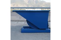 China Rugged Self Dumping Scrap Metal Hopper Steel Tipping Bin supplier